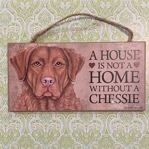Chessie Dog Wall Sign - Home Decor